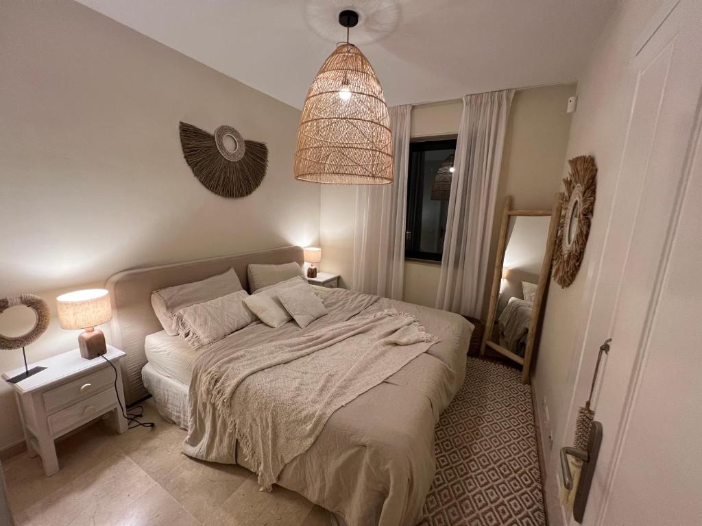 Posteľ alebo postele v izbe v ubytovaní Vista apartment