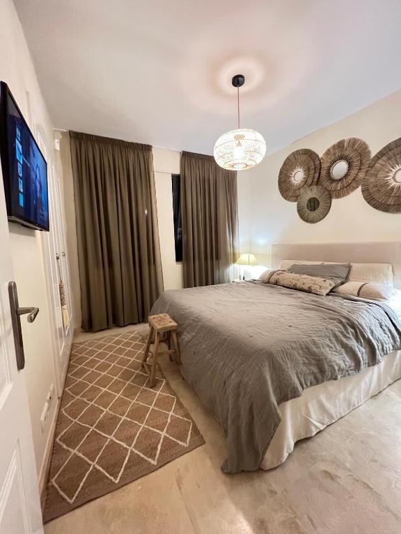 Posteľ alebo postele v izbe v ubytovaní Vista apartment