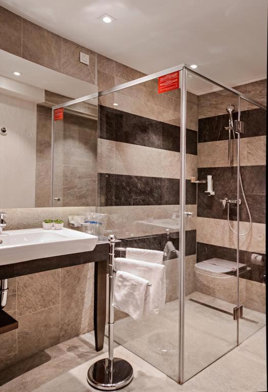Koupelna v ubytování Hotel President Sarajevo