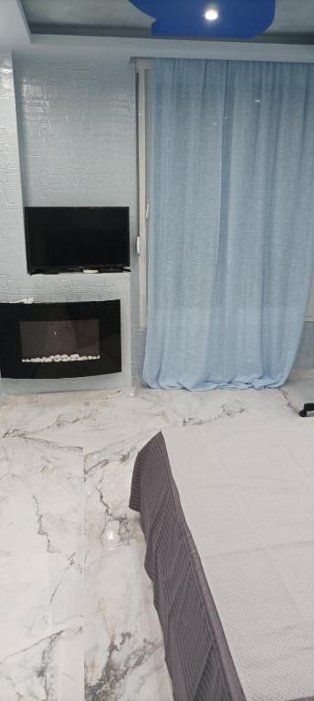 Posezení v ubytování XANIOTH LUXURY STUDIOS 1 FIRST SEA BY MAKHOME
