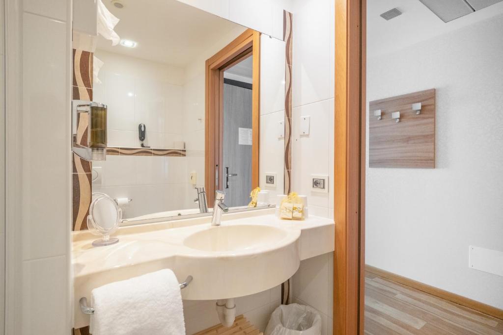 Koupelna v ubytování Kriss Internazionale Hotel