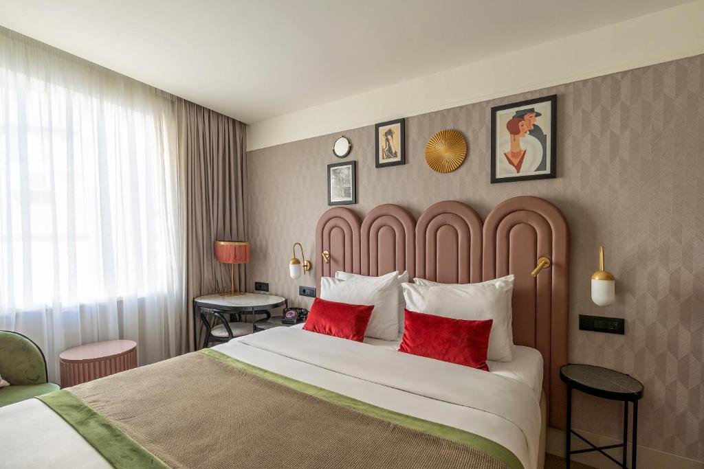 Postel nebo postele na pokoji v ubytování Hotel Indigo Belgrade by IHG