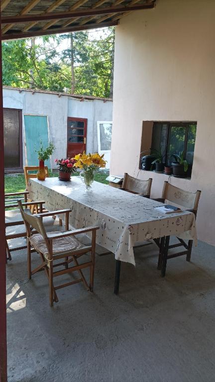 Un patio o zona al aire libre en sobe MAŠA