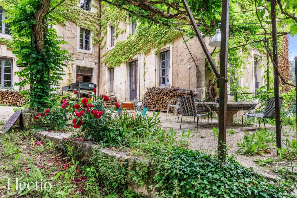 Zahrada ubytování Parenthèse en Luberon