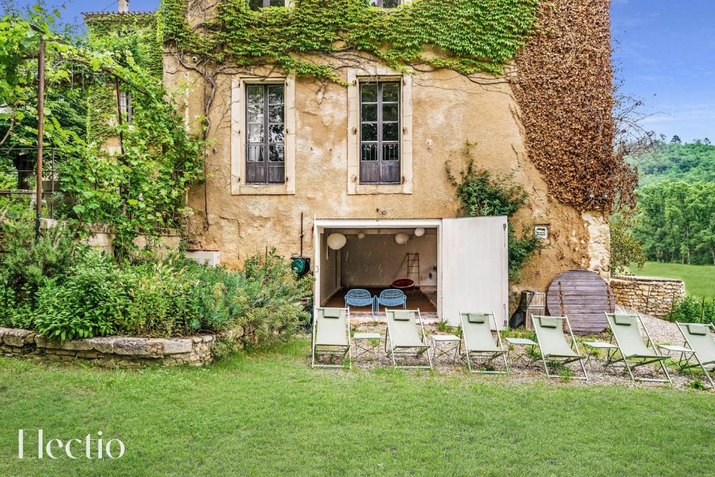 Zahrada ubytování Parenthèse en Luberon