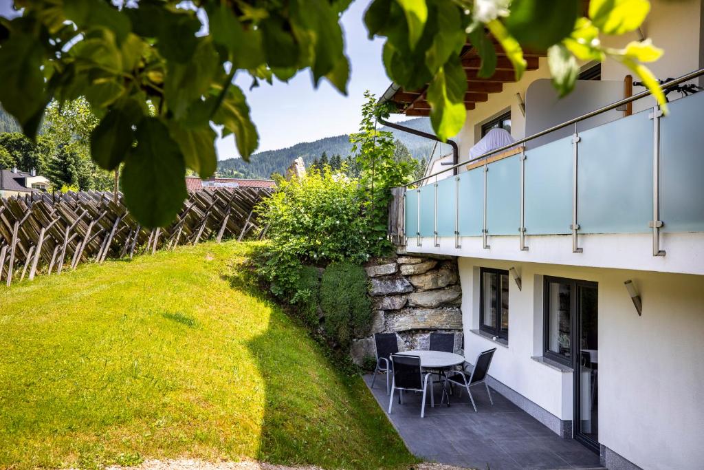 Vonkajšia záhrada v ubytovaní Landhaus Rustika