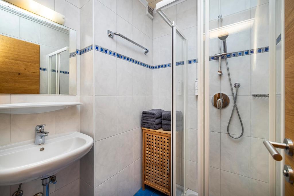 Kúpeľňa v ubytovaní Landhaus Rustika