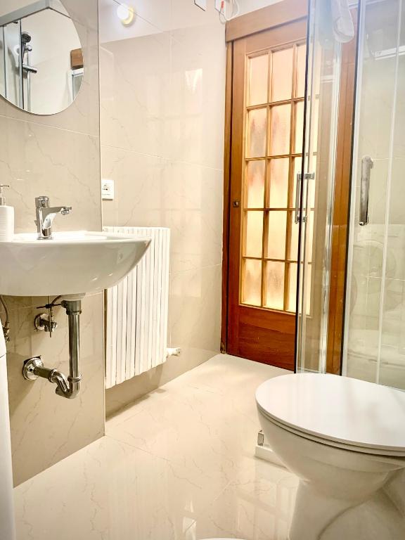Koupelna v ubytování Apartament stella