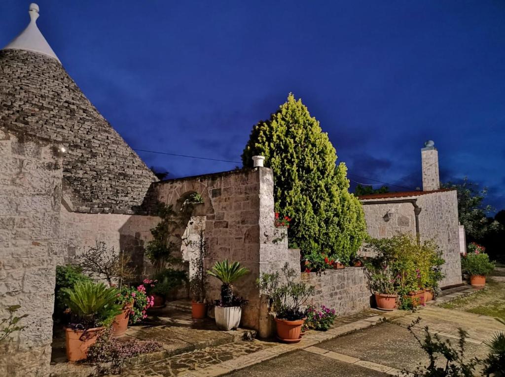 Ogród w obiekcie Trulli and Nature