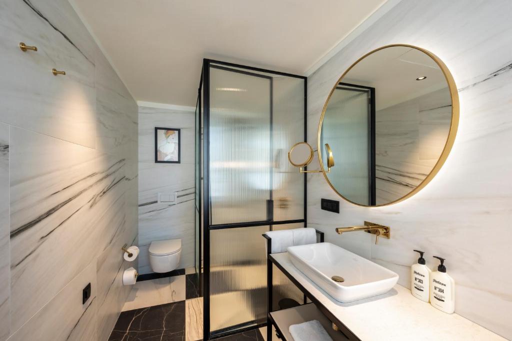Koupelna v ubytování Hotel Indigo Belgrade by IHG