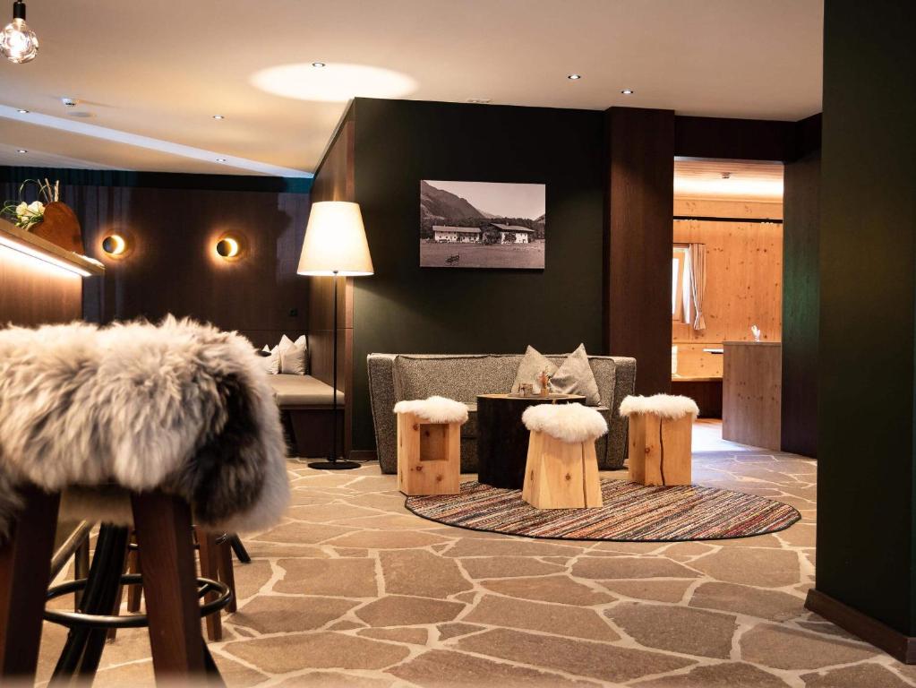Posezení v ubytování Alpine Life Hotel Anabel