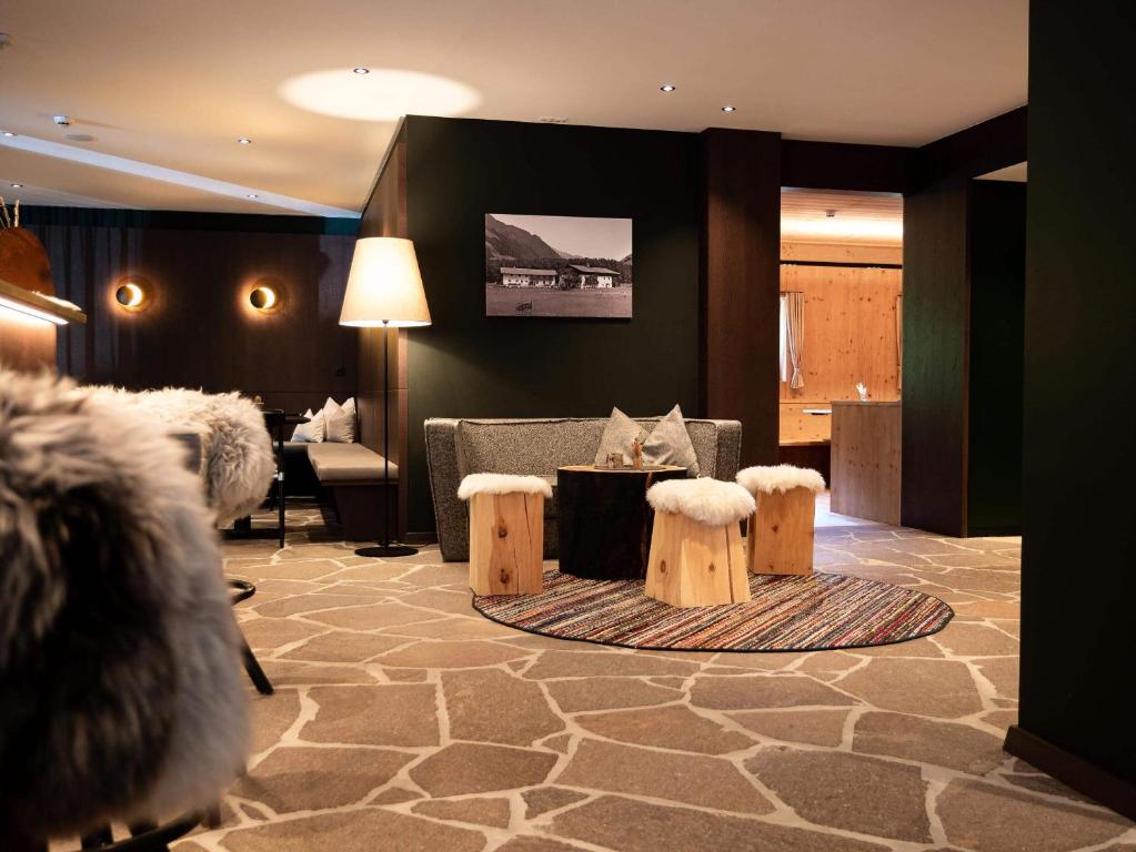 Posezení v ubytování Alpine Life Hotel Anabel