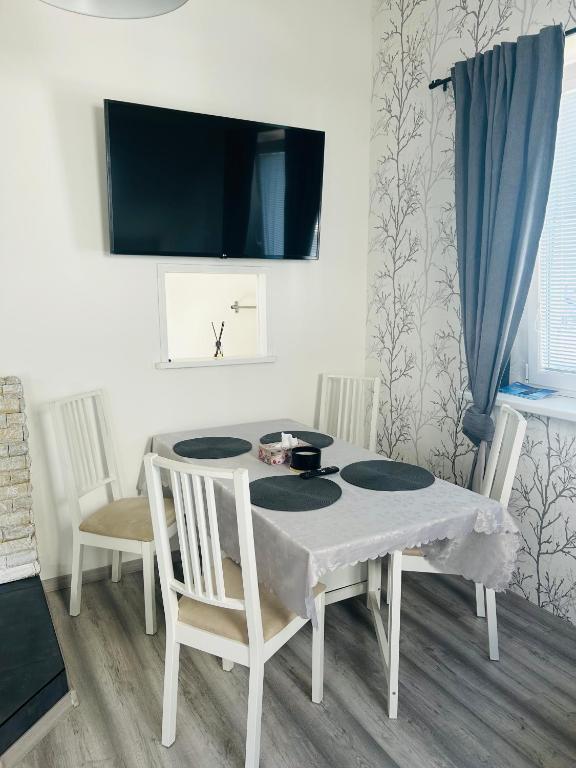 TV o dispositivi per l'intrattenimento presso Apartman Theresa
