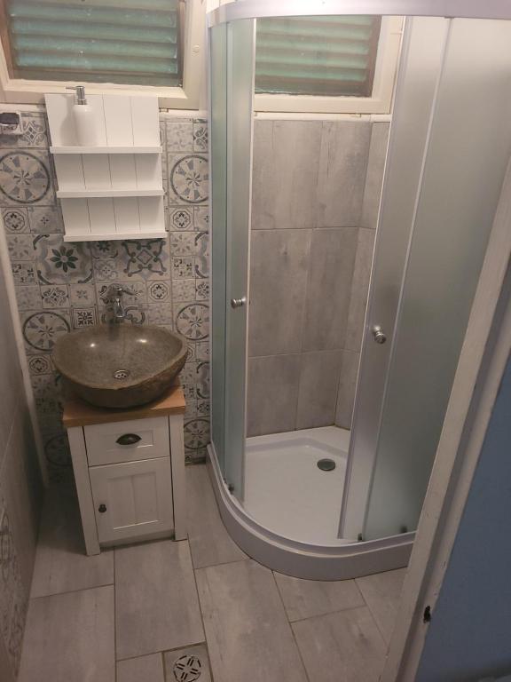 Kúpeľňa v ubytovaní Ambiente