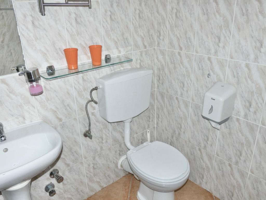 Koupelna v ubytování Hotel MiraBela