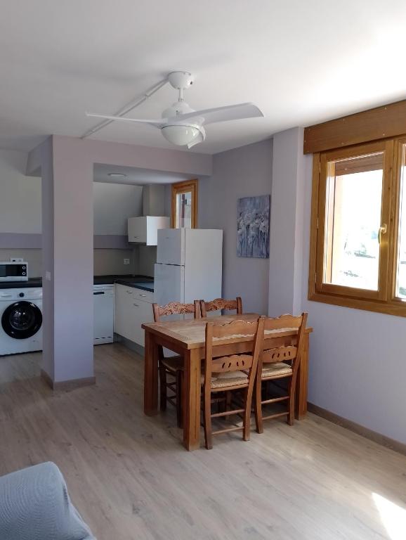 Kuchyň nebo kuchyňský kout v ubytování Apartamentos Viña Olivan