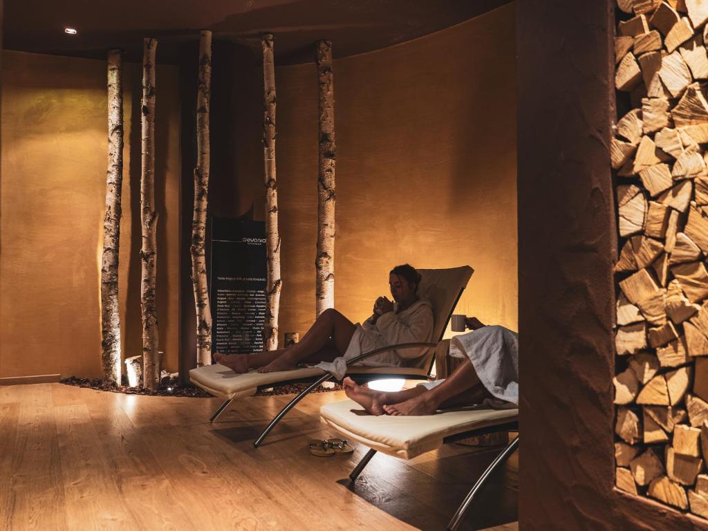 Posezení v ubytování Hotel Crozzon