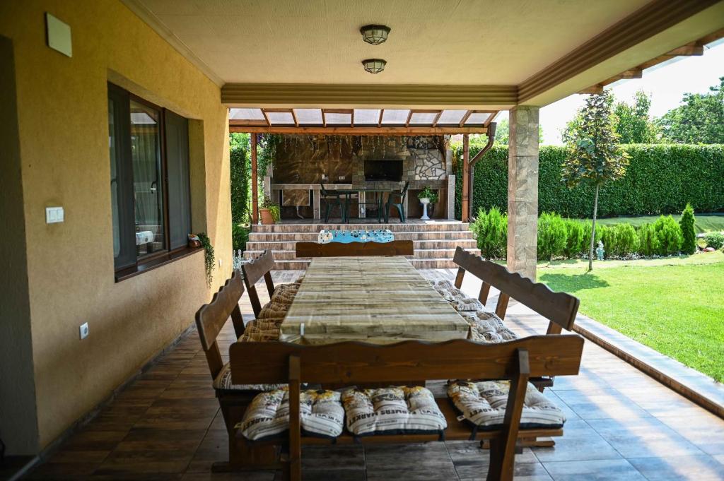 Posezení v ubytování Guest House ERIDA