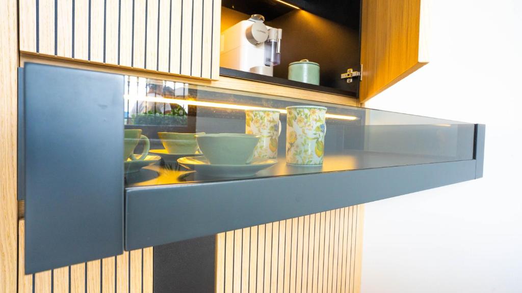 Kuchyň nebo kuchyňský kout v ubytování Maravida Vacation Rooms