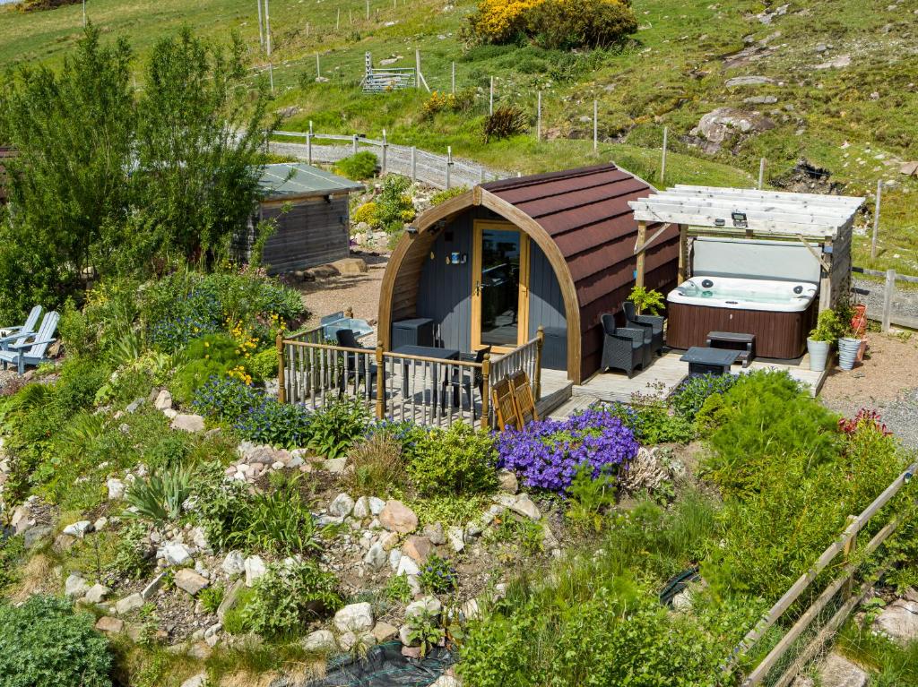 Zahrada ubytování The Highland Bothies Glamping