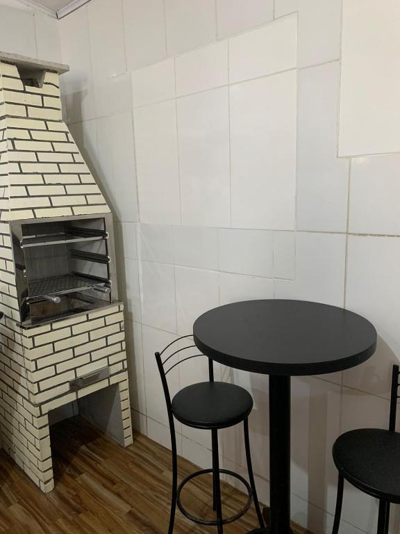 Kuchyň nebo kuchyňský kout v ubytování HOSTEL PACÍFICO