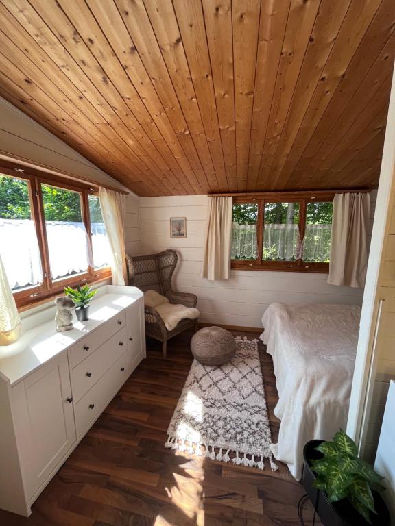 Posezení v ubytování Campingplatz Mittagsspitze