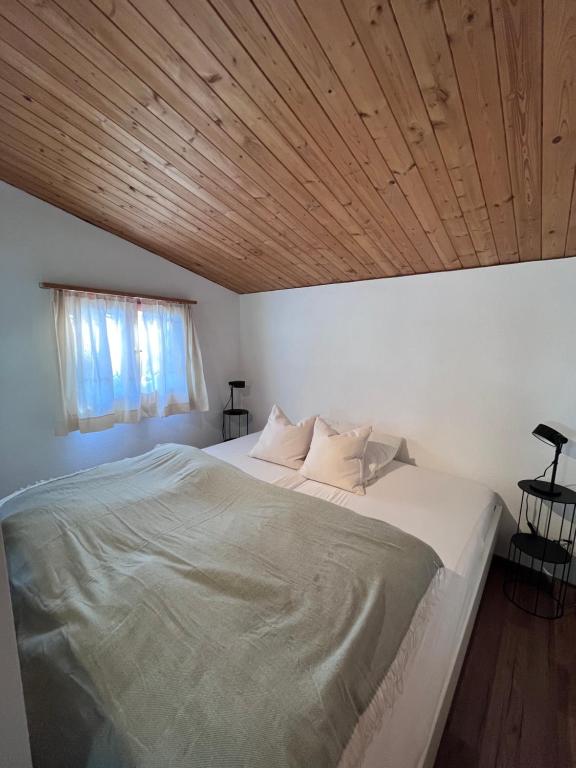 Postel nebo postele na pokoji v ubytování Campingplatz Mittagsspitze