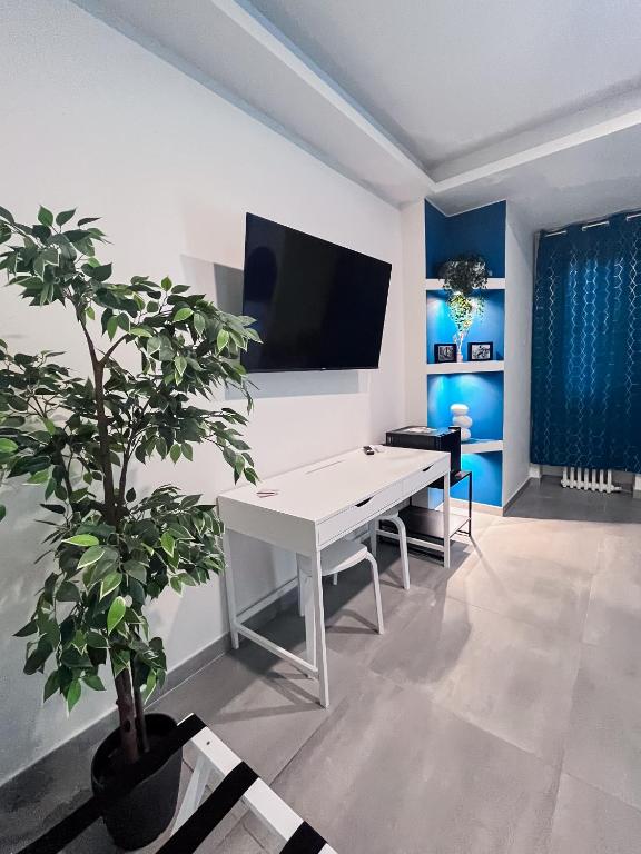 TV a/nebo společenská místnost v ubytování BeTurin