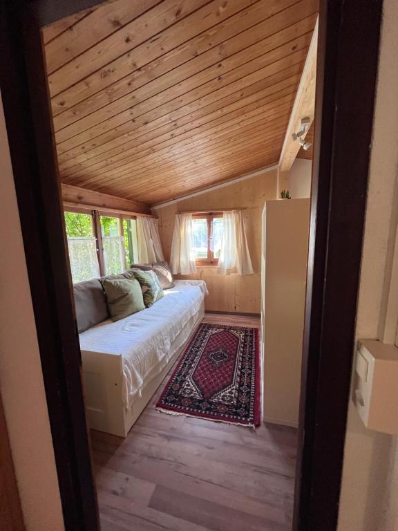 Postel nebo postele na pokoji v ubytování Campingplatz Mittagsspitze
