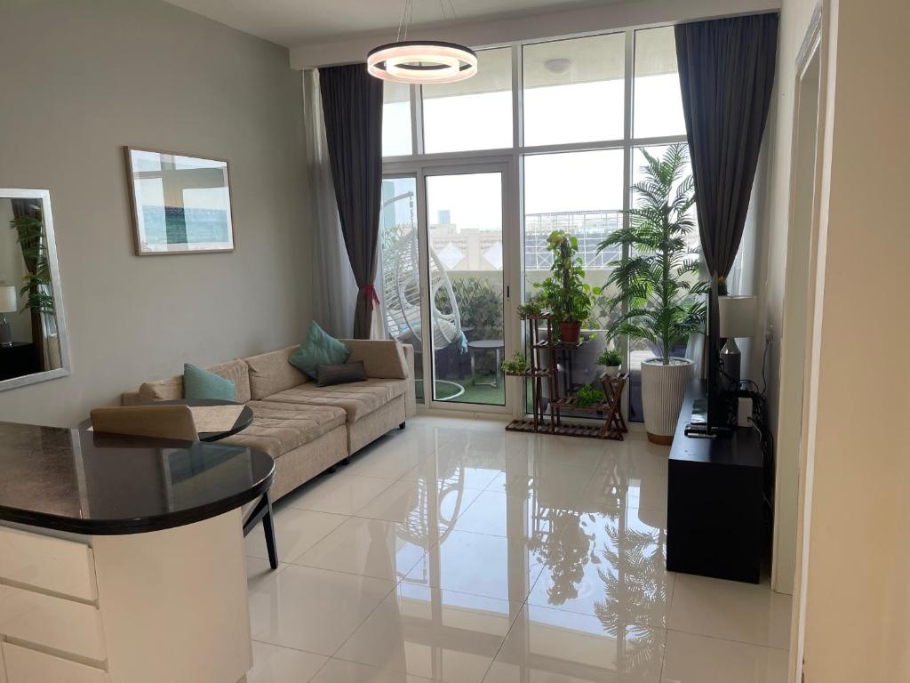 Luxury One Bedroom Hotel Apartment JVC in Damac Tower 108, Dubai