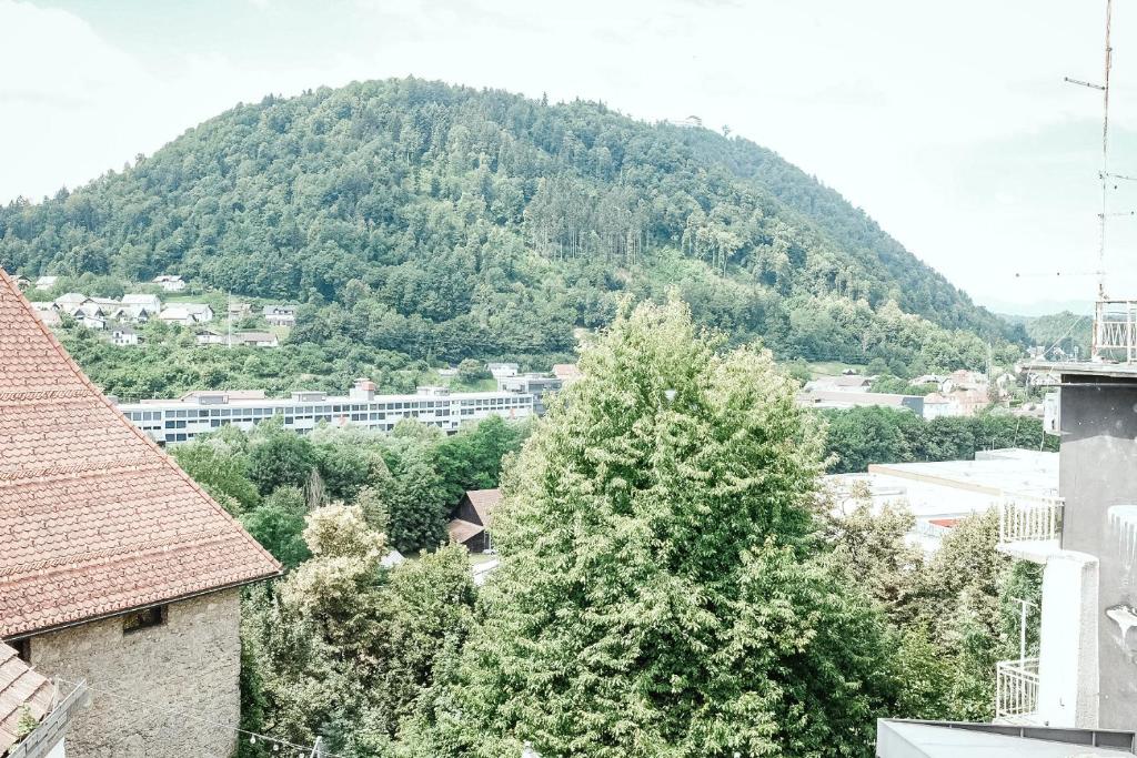 Nespecifikovaný výhled na hory nebo výhled na hory při pohledu z bed and breakfast