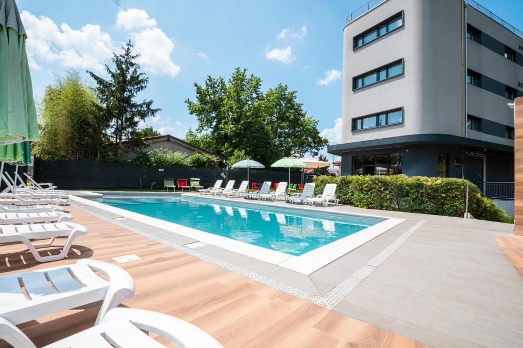 Basen w obiekcie Hotel Stadio & Spa lub w pobliżu