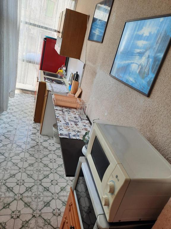 Kuchyň nebo kuchyňský kout v ubytování Sobe Centar Baška Voda