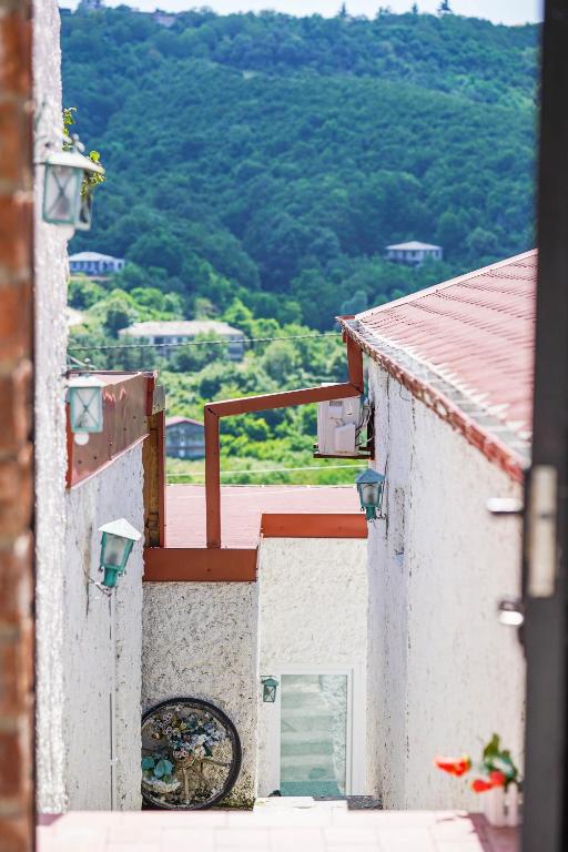 Nespecifikovaný výhled na hory nebo výhled na hory při pohledu z bed and breakfast