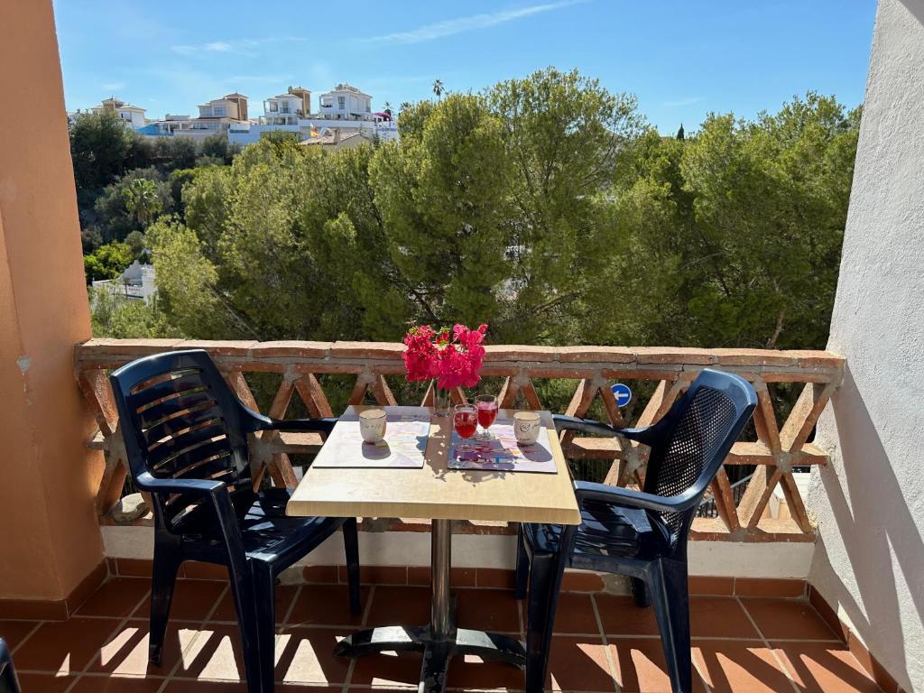 Balkón nebo terasa v ubytování Spacious family villa Aljamar 8a