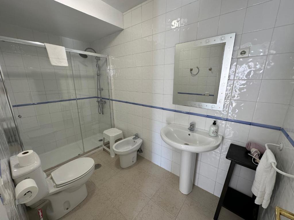 Koupelna v ubytování Spacious family villa Aljamar 8a
