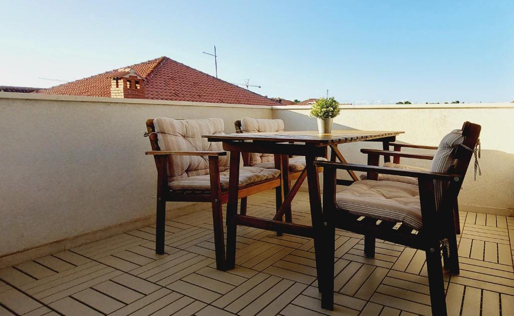 Balkón alebo terasa v ubytovaní Apartments TERRAeSAL