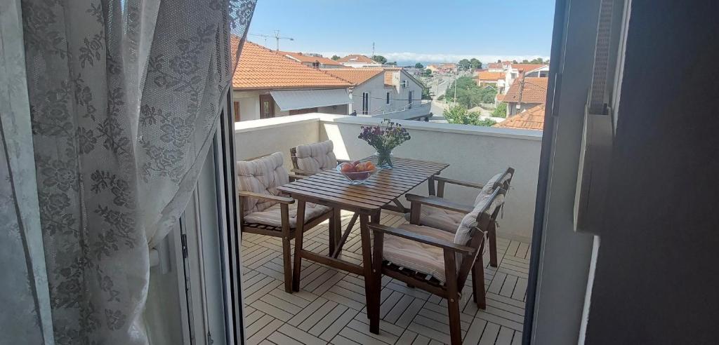 Balkón alebo terasa v ubytovaní Apartments TERRAeSAL