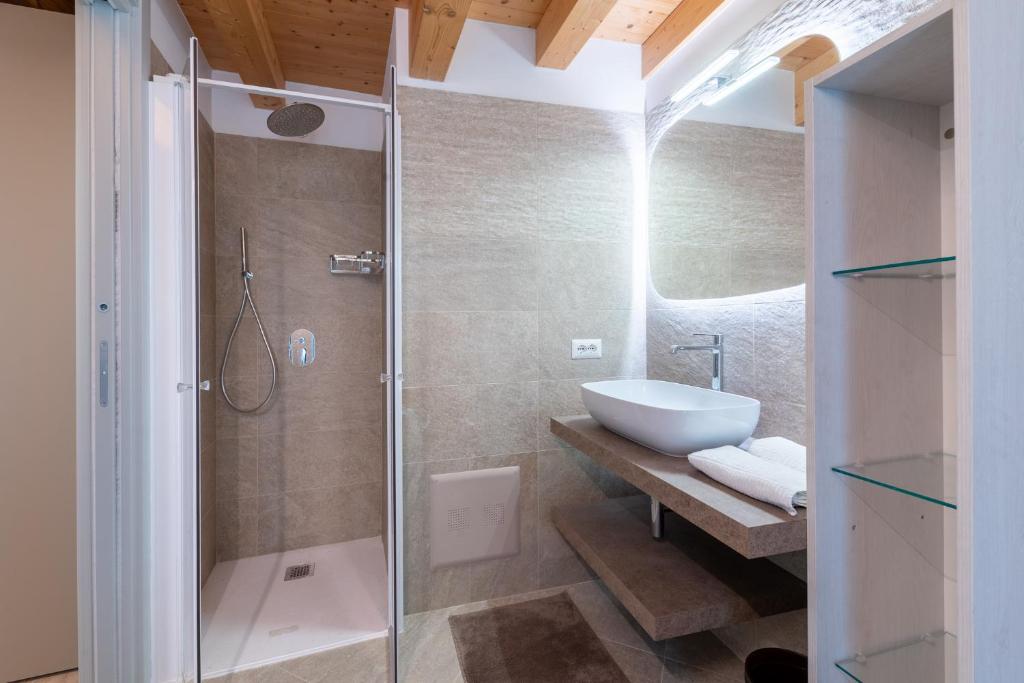 Koupelna v ubytování Casa in Campagna