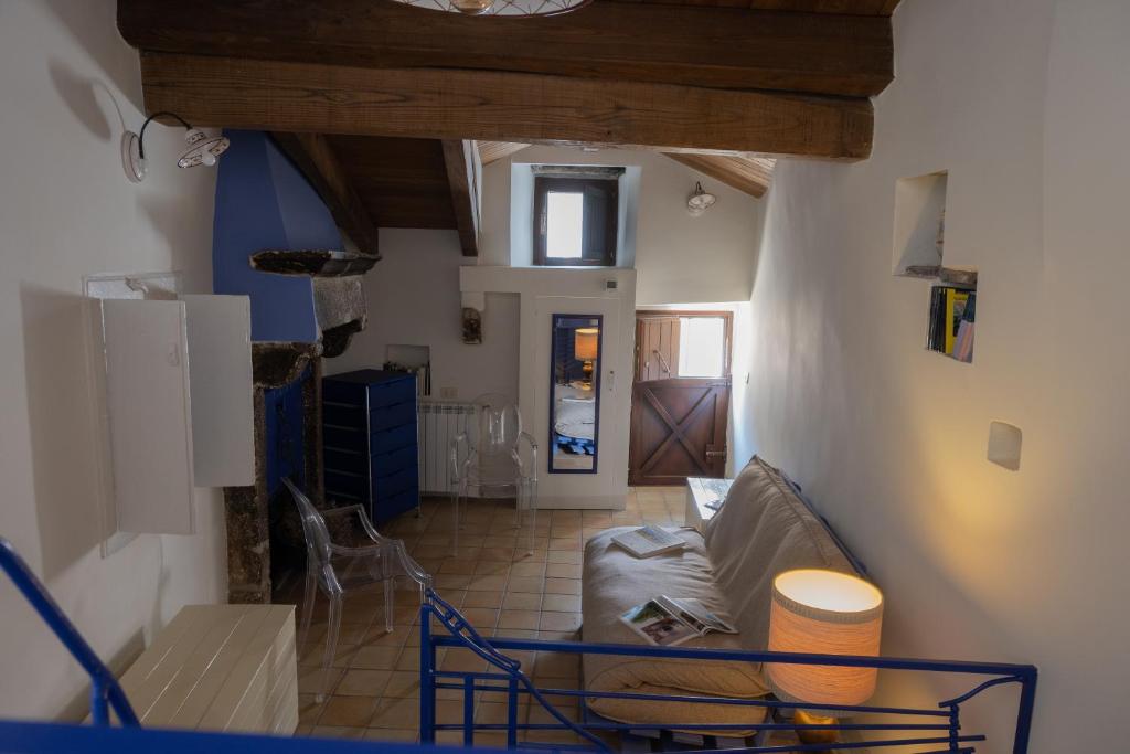Posezení v ubytování B&B Dimora Cigno