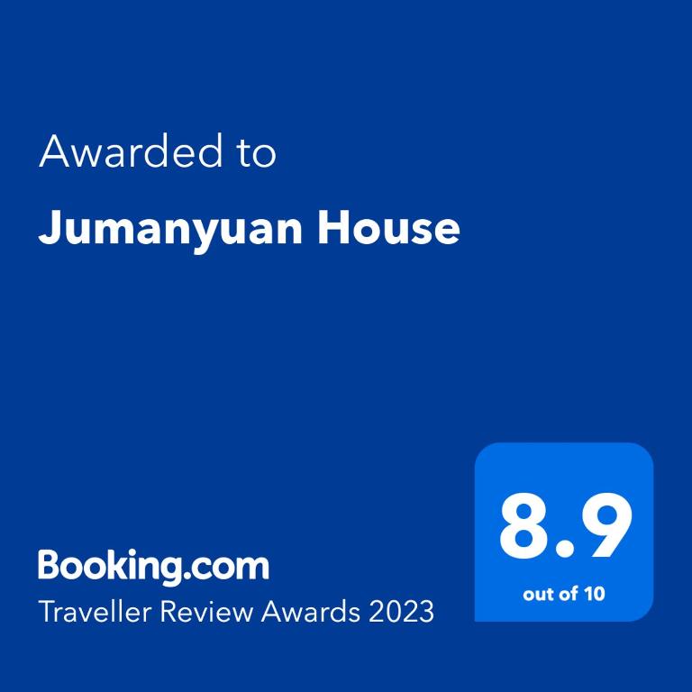 Certifikát, hodnocení, plakát nebo jiný dokument vystavený v ubytování Jumanyuan House