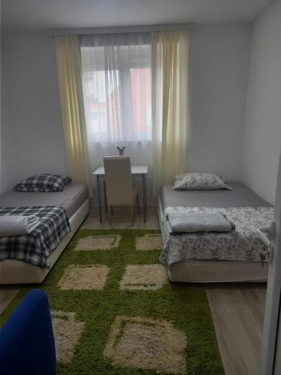 Postel nebo postele na pokoji v ubytování Soul