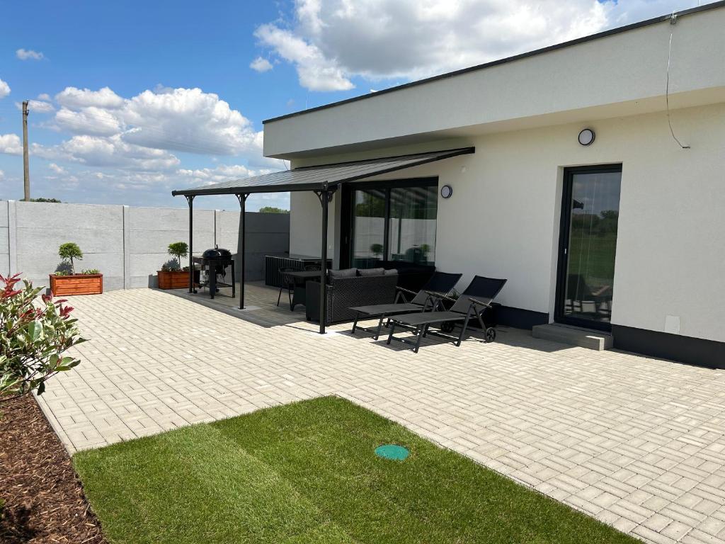Vonkajšia záhrada v ubytovaní Apartmán Zuzana