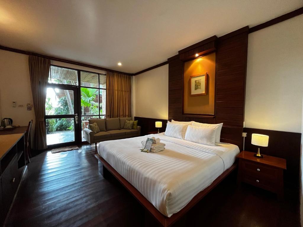 Green Papaya Beach Resort, Koh Phangan - Habitación Doble De Lujo
