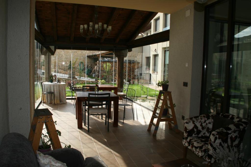 Reštaurácia alebo iné gastronomické zariadenie v ubytovaní La Posada de las Casitas