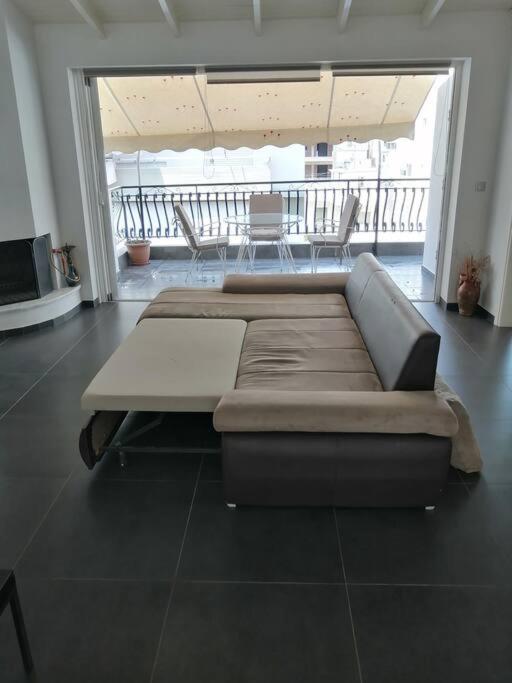 Balkón nebo terasa v ubytování Manolis Loft
