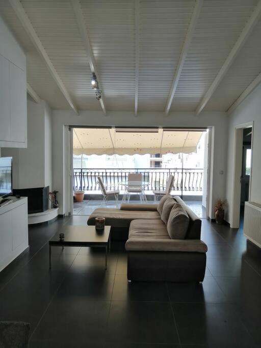 Posezení v ubytování Manolis Loft
