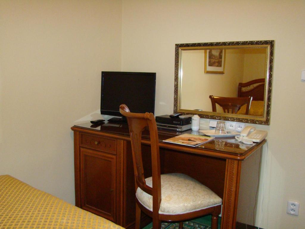 TV a/nebo společenská místnost v ubytování Hotel Saint Petersburg