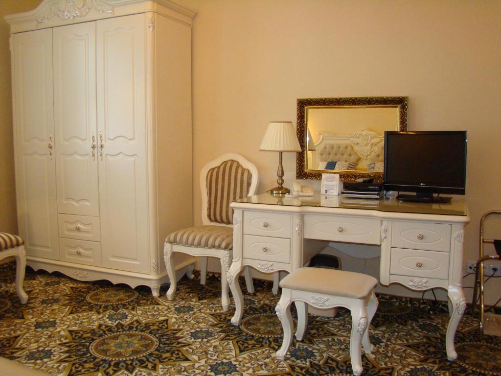 TV a/nebo společenská místnost v ubytování Hotel Saint Petersburg