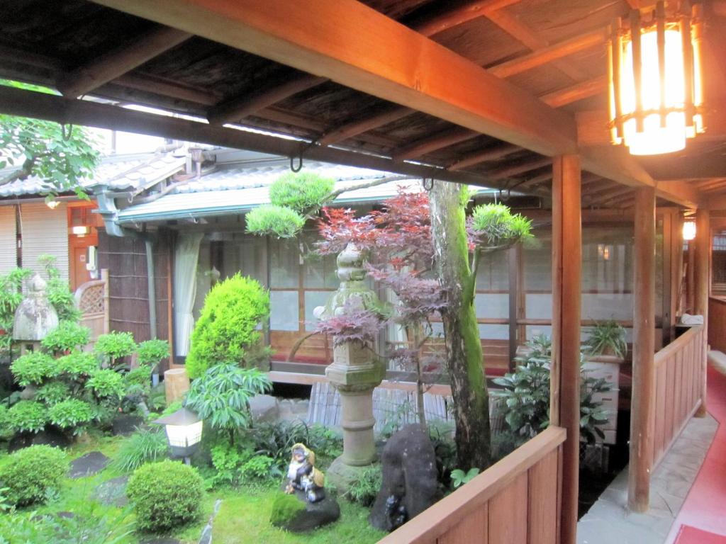 Zahrada ubytování Ryokan Taishoro